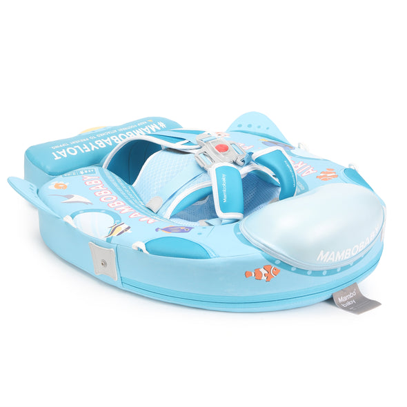 Mambobaby VIP Baby Swim Float with Canopy & Tail | Submarine & Whale Shark Designs