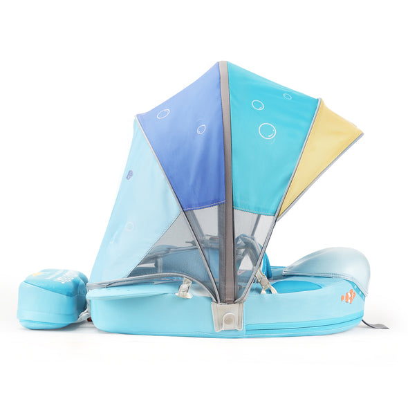Mambobaby VIP Baby Swim Float with Canopy & Tail | Submarine & Whale Shark Designs