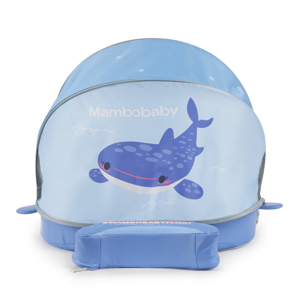 Mambobaby VIP Baby Swim Float with Canopy & Tail | Submarine & Whale Shark Designs